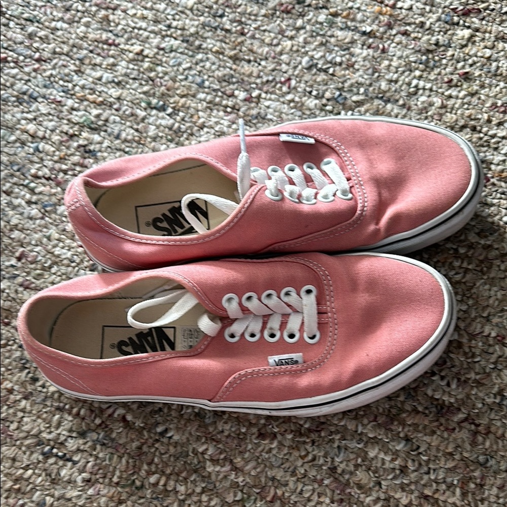 Vans Pink Canvas Sneakers